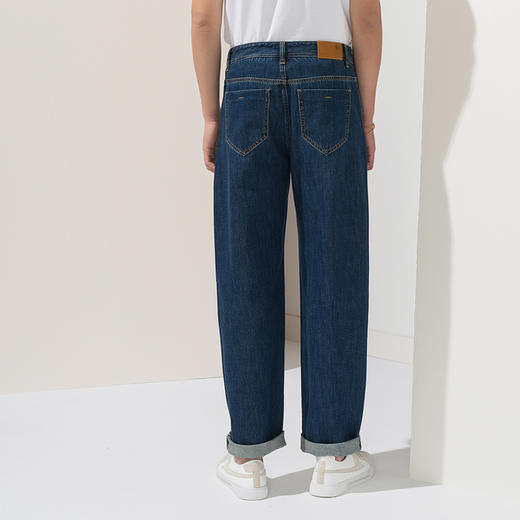 故宫宫廷文化&海思堡 如意 刺绣牛仔男裤 商品图8