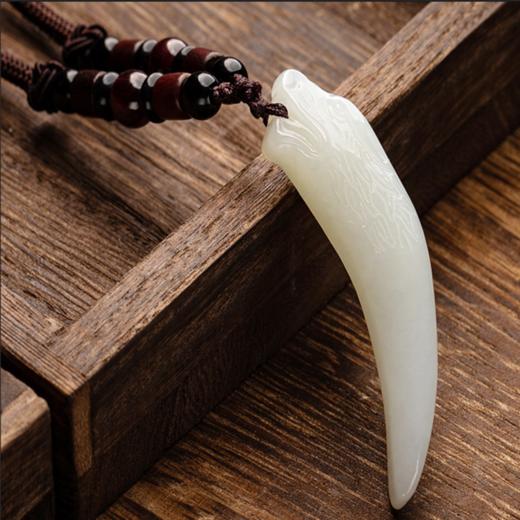 狼牙吊坠03和田玉吊坠玉石玉坠男女款