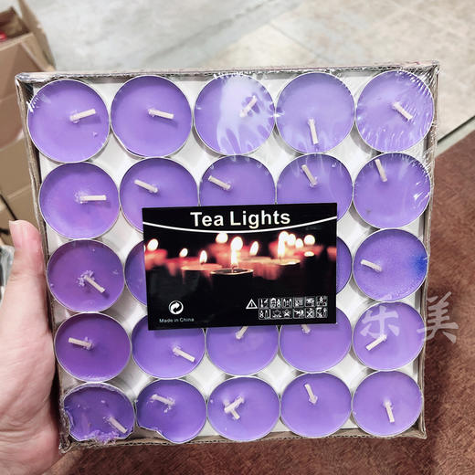 无烟茶蜡烛25粒（颜色随机） 商品图0