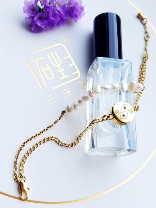 三生石 十二星座香氛巴洛克珍珠手链 商品图3