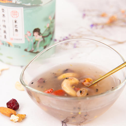 【工厂发货】坚果什锦藕粉藕羹 350克/罐 商品图3