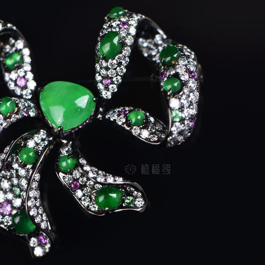 【祝你幸福】绿蛋蝴蝶结胸针-XZ2005215 商品图2