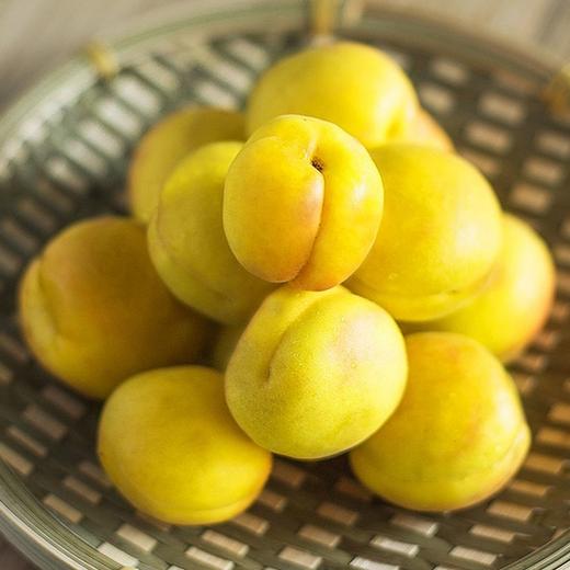 【新疆空运库车小白杏】约3.3斤/礼框   果味厚，肉质紧，纤维少，果汁丰富 商品图0