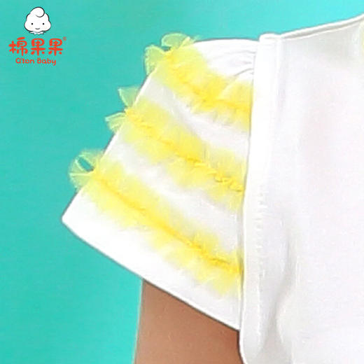 棉果果夏季女童套头T恤M222140220341 商品图2