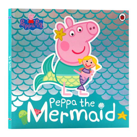 小猪佩奇 美人鱼 英文原版 Peppa Pig Peppa the Mermaid 粉红猪小妹 平装 英文版儿童英语启蒙图画故事书 进口原版书籍 商品图0