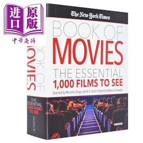 预售 【中商原版】纽约时报电影之书:1000部必看电影 英文原版 Book of Movies