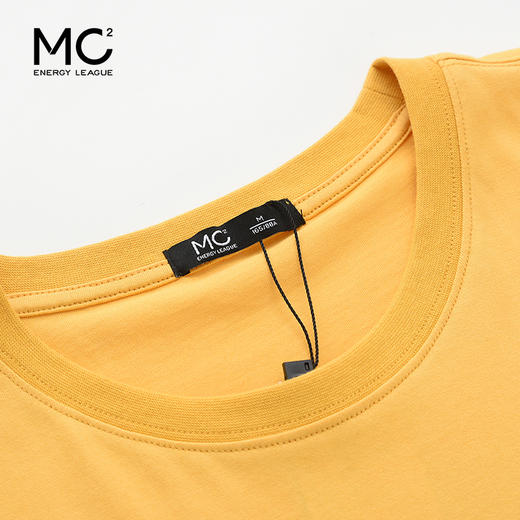 男装圆领烫银立体印花短袖t恤6266t0122273