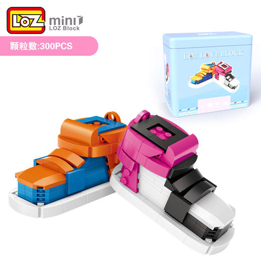 【新】LOZ小颗粒积木1214情侣礼物运动鞋造型挂饰拼插玩具1212TX 商品图0