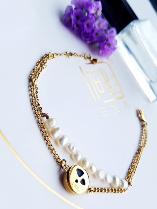 三生石 十二星座香氛巴洛克珍珠手链 商品图5
