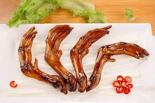 臻峰 湖南特产散装鸭掌4元/个 酱香熟食小吃 办公室休闲零食酱鸭掌 商品图0