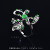 【祝你幸福】绿蛋蝴蝶结戒指-JZ2005216 商品缩略图0