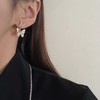 S925 银气质镶钻蝴蝶结唯美耳钉 商品缩略图3