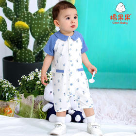 棉果果夏季男童对开连体衣连身衣哈衣M212722220322