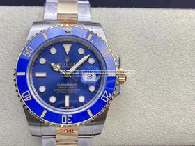 GM经典表款:14k包金 劳力士潜水SUB间金蓝水鬼系列: 因不断的追求而不断去完善和改进，现攻克了“牙花圈口”的包金工艺。全面推出:正宗904L钢材包金系列:采用9999真金0.3