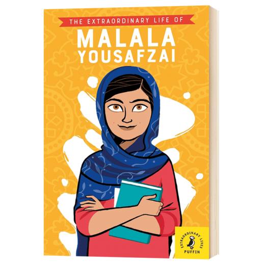 马拉拉 英文原版人物传记 The Extraordinary Life of Malala Yousafzai 英文版 名人传记 进口原版英语书籍 全彩插图 商品图0