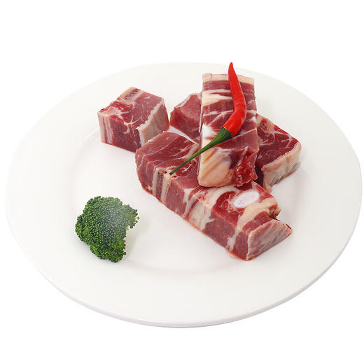 白云飘内蒙草原牛排块450g袋原切牛肋排骨