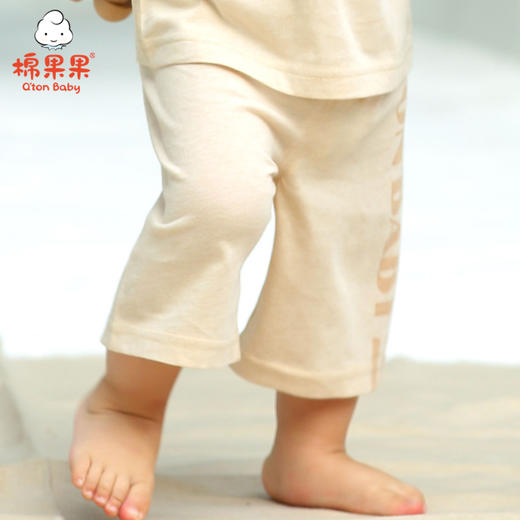 棉果果夏季新疆彩棉纯棉七分裤M201201120215 商品图2