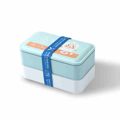 鹭小飞儿童书包+双层餐盒套装 商品图2