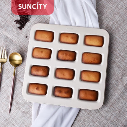 阳晨中国红系列12连小长方金砖 YC80226  费南雪不粘模 商品图2