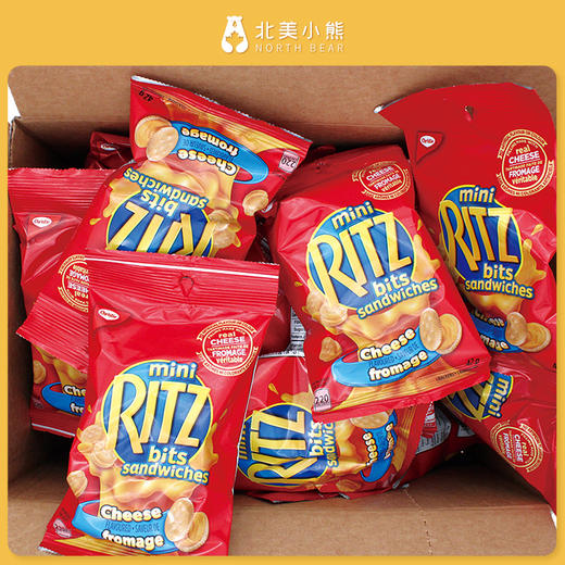 加拿大Ritz卡夫芝士饼干1.26kg/箱（30小包X42g）#山东仓 商品图8