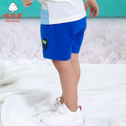 棉果果夏季男童中裤短裤M212203220332 商品图2