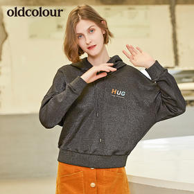 oldcolour春秋季新款秋季连帽卫衣女柔软面料舒适女卫衣