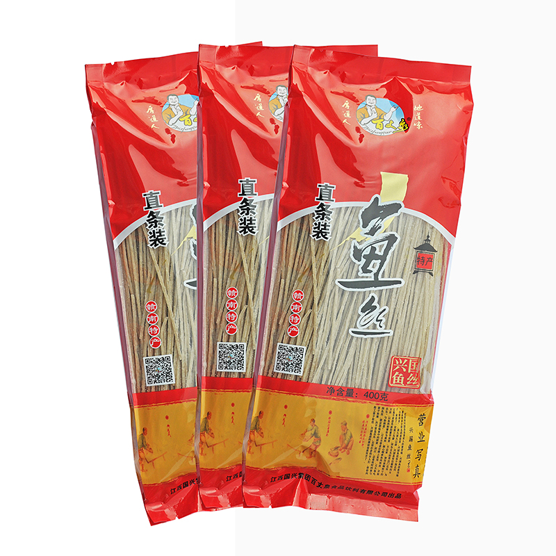 兴国县百丈泉直条鱼丝400g