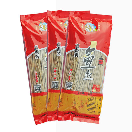 兴国县百丈泉直条鱼丝400g 商品图0