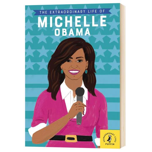米歇尔 奥巴马 英文原版 人物传记 The Extraordinary Life of Michelle Obama 英文版名人传记 进口原版英语书籍 全彩插图 商品图0