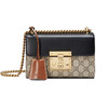 【二】GUCCI 古驰 女士Padlock系列小号GG肩背包 黑色 409487 KLQJG 9785 商品缩略图0