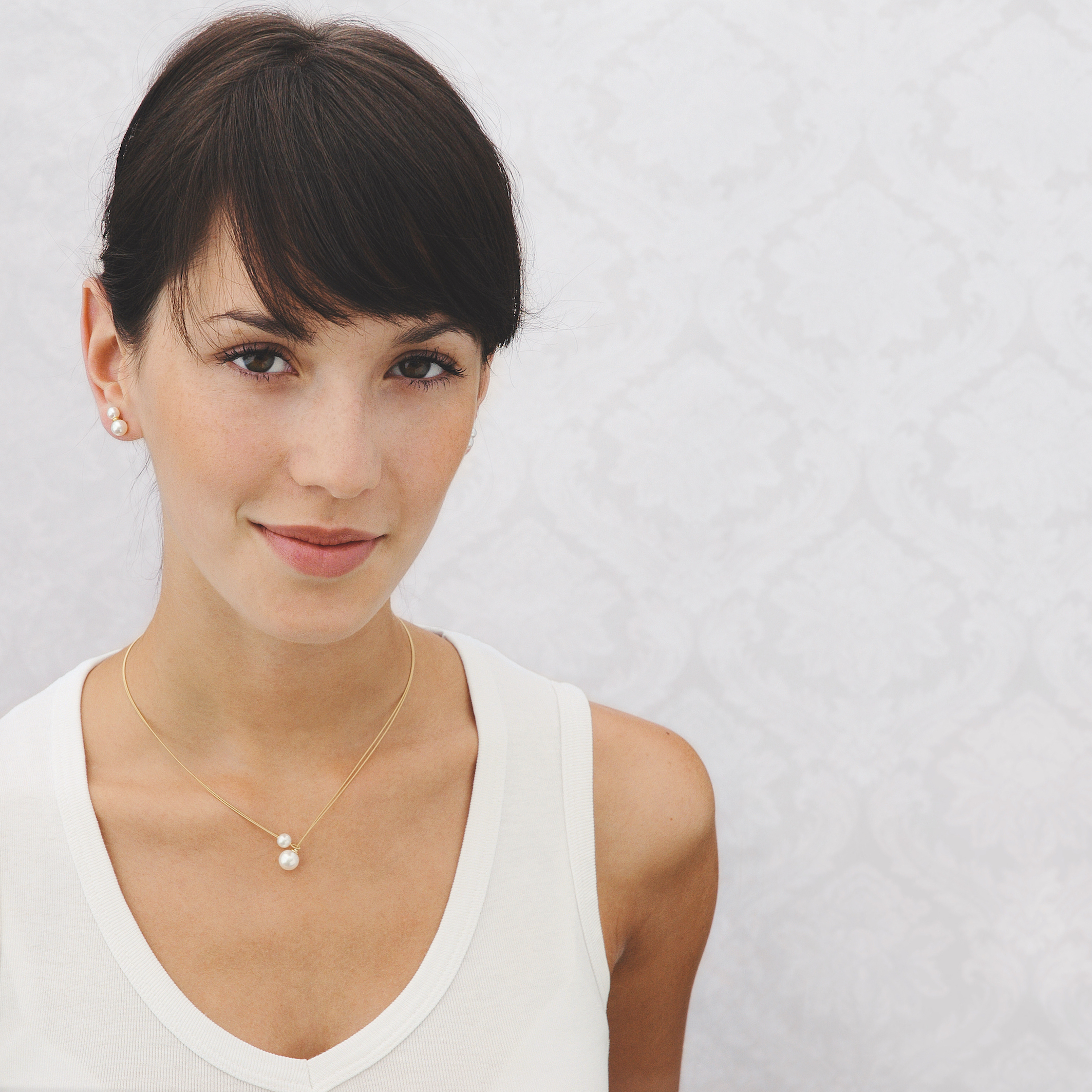 北京仓｜Eva Strepp-Perlen Klein-子母珍珠 项链 经典成名作（小号）金色［德国设计师 ］