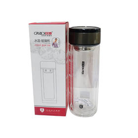 匡迪K-1035水晶双层玻璃口杯360ML