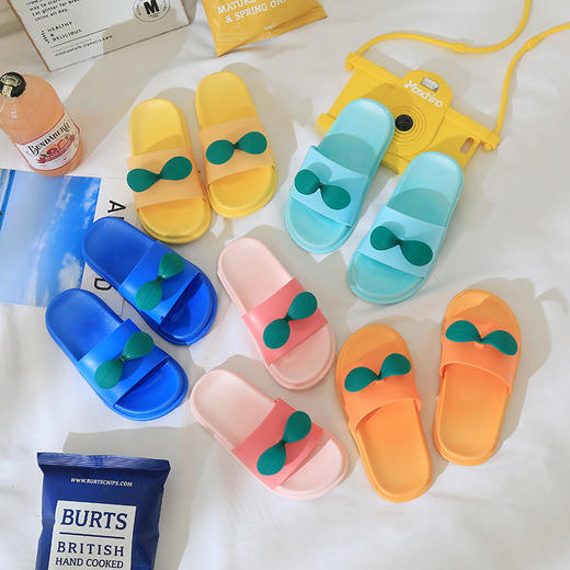 网红长草卡通可爱儿童拖鞋 | 新款宝宝软底防滑外穿凉拖 商品图3