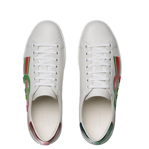 GUCCI 古驰  Ace 系列男士互扣式双G运动鞋 白色 576136 A38V0 9062 商品图1