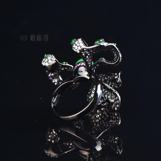 【祝你幸福】绿蛋蝴蝶结戒指-JZ2005216 商品图3