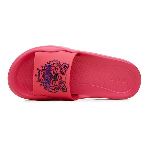 KENZO 高田贤三  女士情侣款经典虎头图案橡胶平底拖鞋F962MU104P60 商品图4