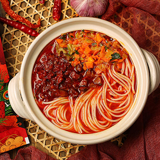 【宋大叔推荐】云南过桥米线270gx3袋,麻辣/酸辣/原味随机发