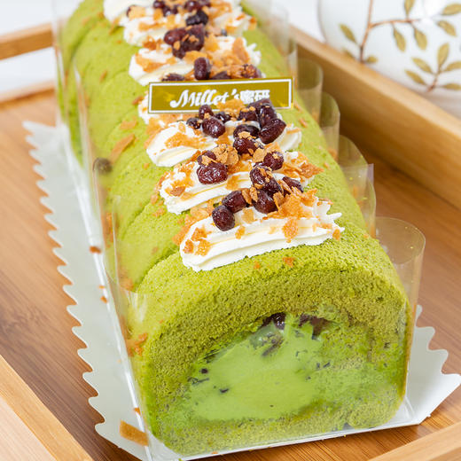 0708-日式抹茶蜜豆浮云卷 | 提前1天预定(配送时间:下午2点后可选)