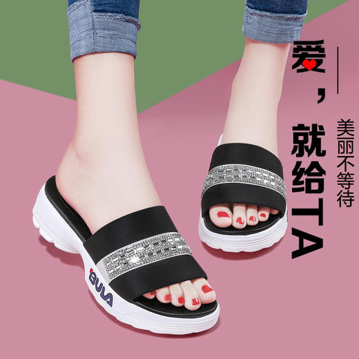 MLKL-9653新品潮款百搭休闲运动凉鞋女室外旅游沙滩凉拖 商品图3