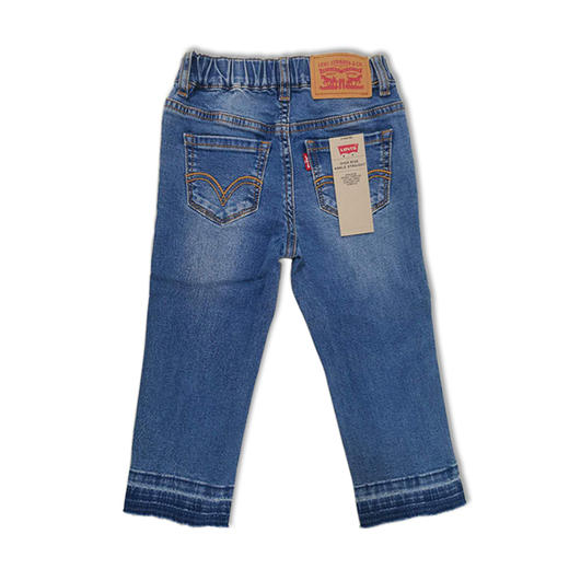 Levi's李维斯 长裤 女童弹性刺绣毛边梭织牛仔裤长裤LV2012214 商品图1