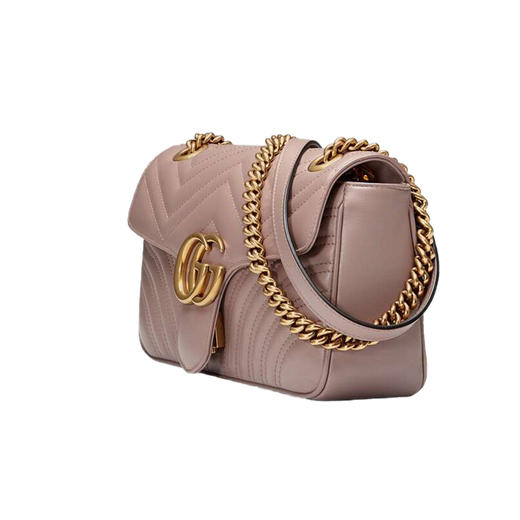 【二】GUCCI 古驰  GG Marmont系列绗缝肩女士背包 浅粉 443497 DTDIT 5729 商品图2