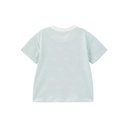 英氏-童衣类（夏）D0绿春居短衣裤套 清水绿 商品图2