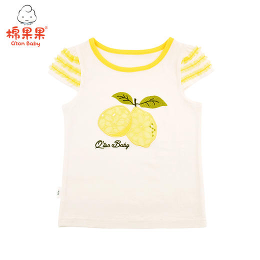 棉果果夏季女童套头T恤M222140220341 商品图1