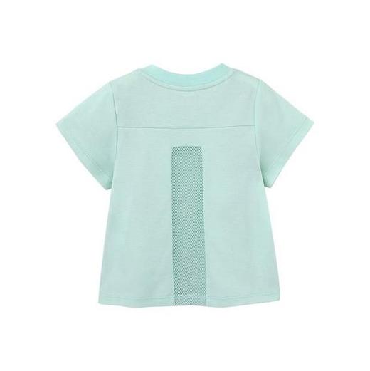 英氏-童衣类（夏）D0英针圆领短套衣 清水绿 商品图1