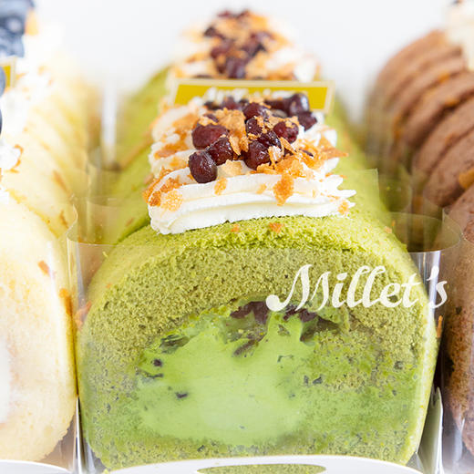 0708-日式抹茶蜜豆浮云卷 | 提前1天预定(配送时间:下午2点后可选)