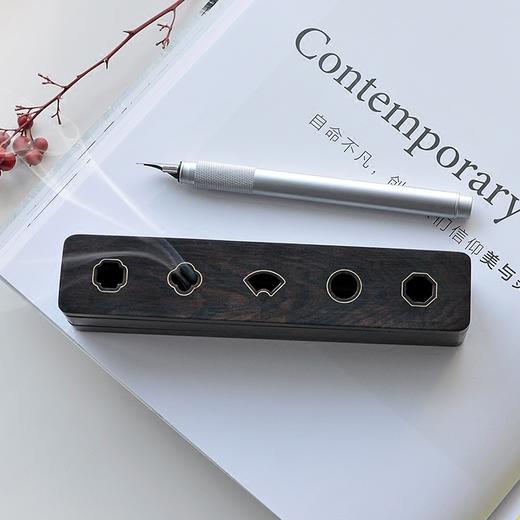 唯诗 |「苏窗观香」禅意香盒木质卧香炉檀香线香炉焚香插香薰炉线香盒卧香盒创意礼品 商品图1