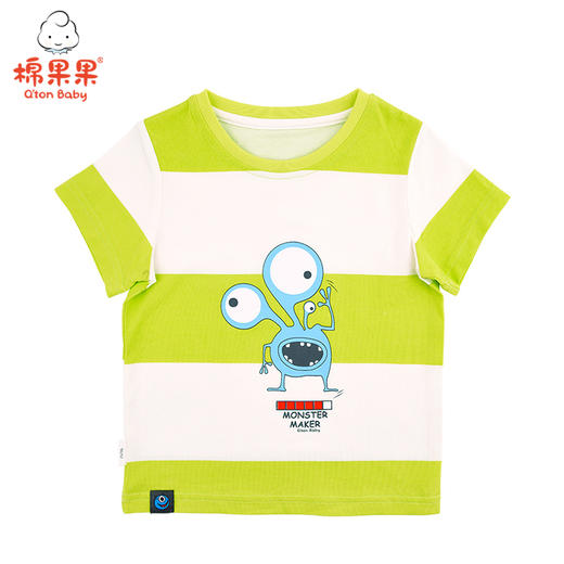 棉果果夏季男童套头T恤M212140220315 商品图3