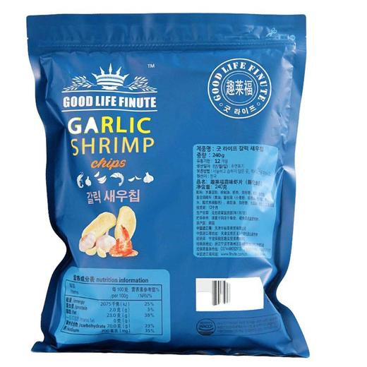 趣莱福大虾片抱抱袋*2包零食  商品图3