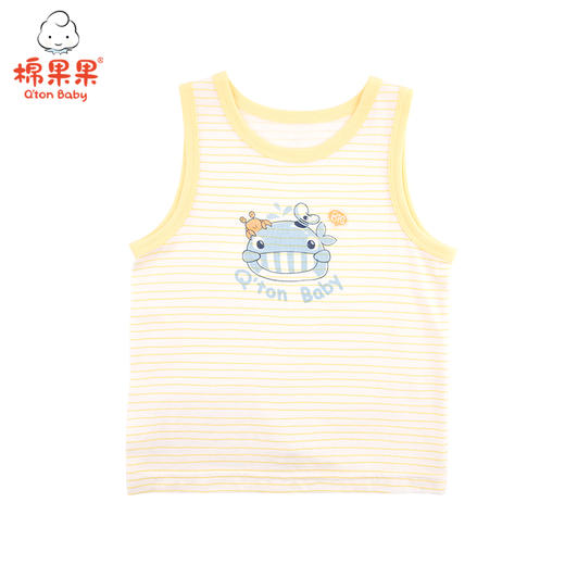 棉果果夏季莫代尔有机棉纱内衣背心T恤M201170420234 商品图0