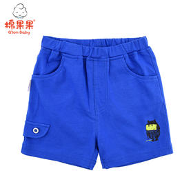 棉果果夏季男童中裤短裤M212203220332